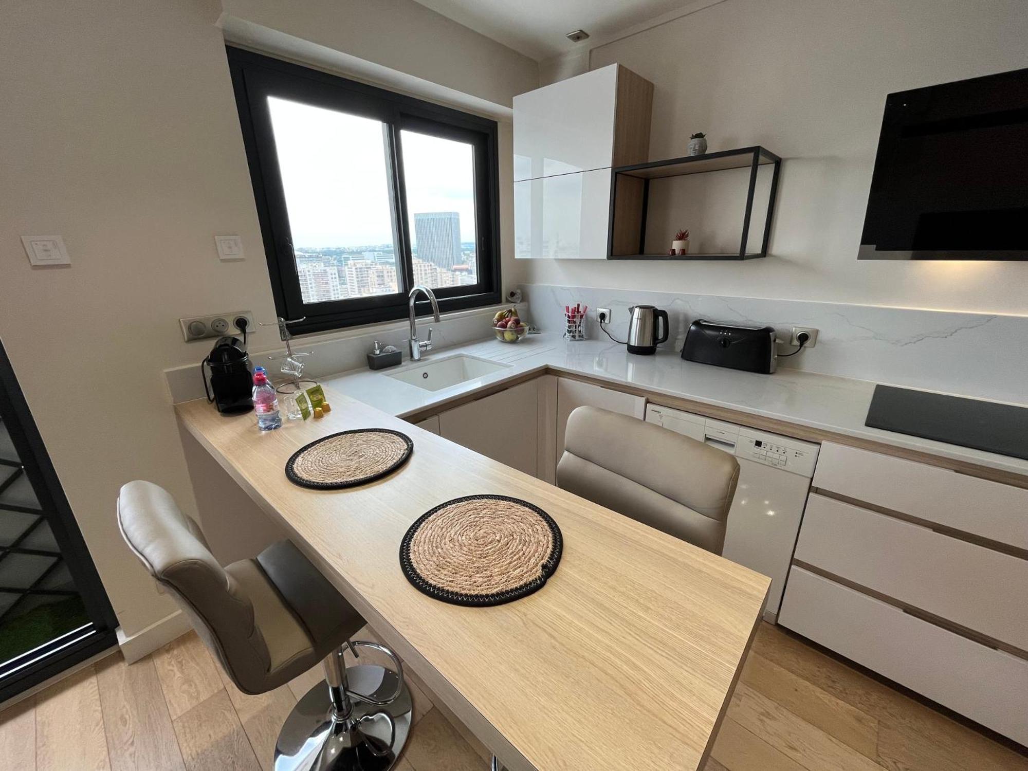 Le Richelieu Apartment กูร์เบอวัวร์ ภายนอก รูปภาพ